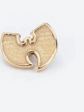 WuTang Clan by BVLA 14k Yellow Gold Music Logo Internally Threaded End